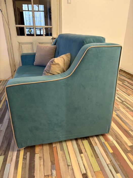 Canapea Ginger Blues Naturlich