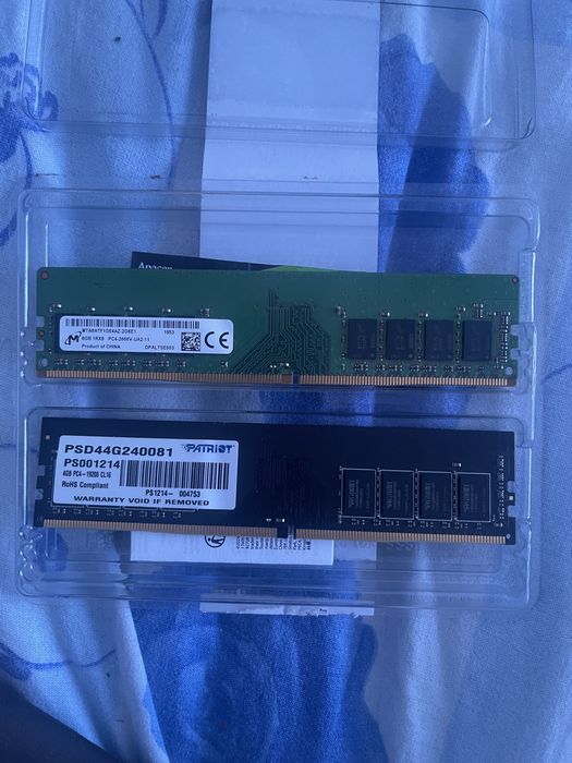 Rami ddr 4  o placa 8gb si una 4 gb 2400 mhz