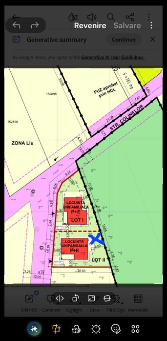 Vand Casa Zona Colinelor la gri (semifinisat) cu teren 350 mp2