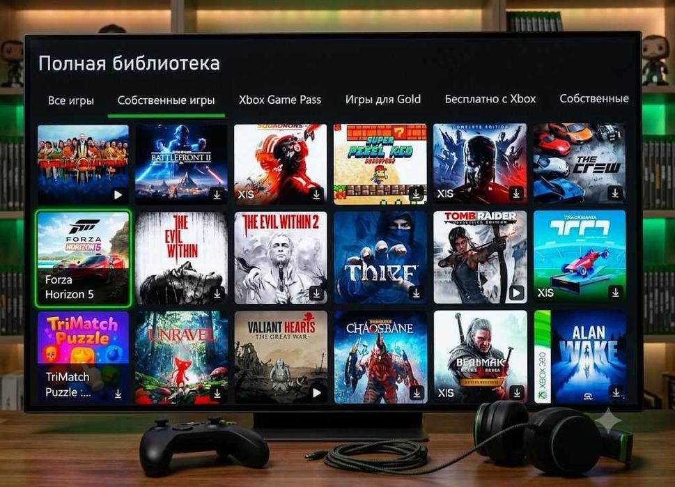 Xbox Series X 1TB + игры в подарок