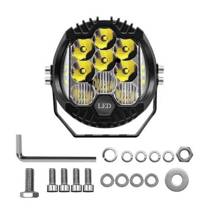 Халоген/Боен Фар с двоен LED дизайн 12/24V-63510