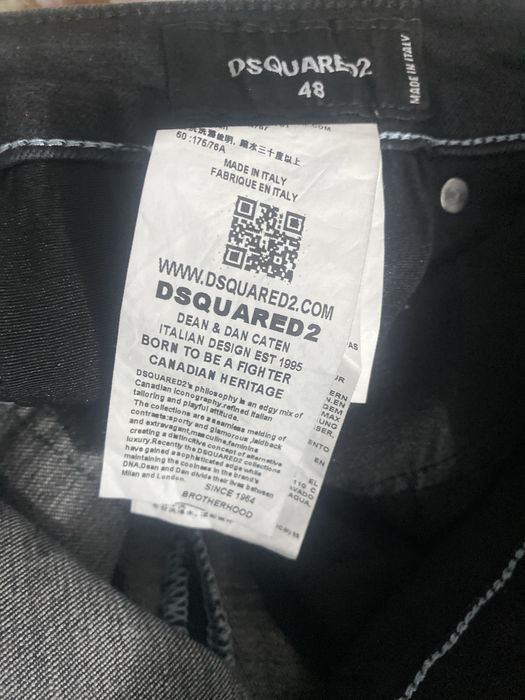 Blugi scurti barbati negri  dsq2 calitate premium