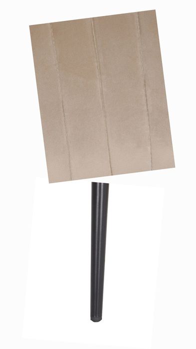 NOU Set 2 scaune "SANILAC", catifea, taupe