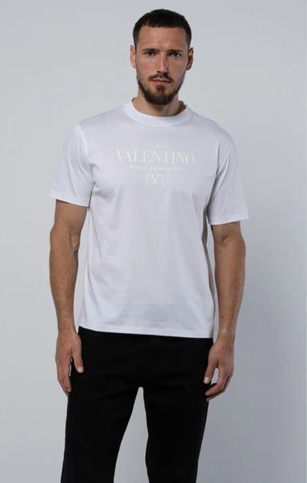 Tricou valentino alb