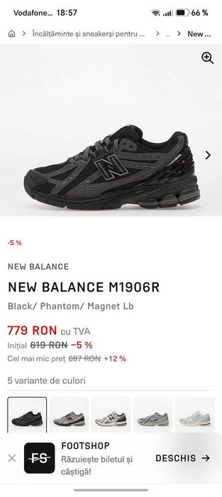 Adidași New Balance noi