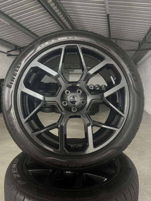 Jante Audi Q7 SQ7 R21 Originale 4M Audi Sport Pirelli 34/2024 Vara 99%