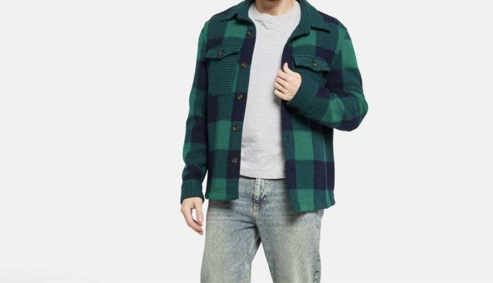 Manuel Ritz geaca stil camasa 50% lână