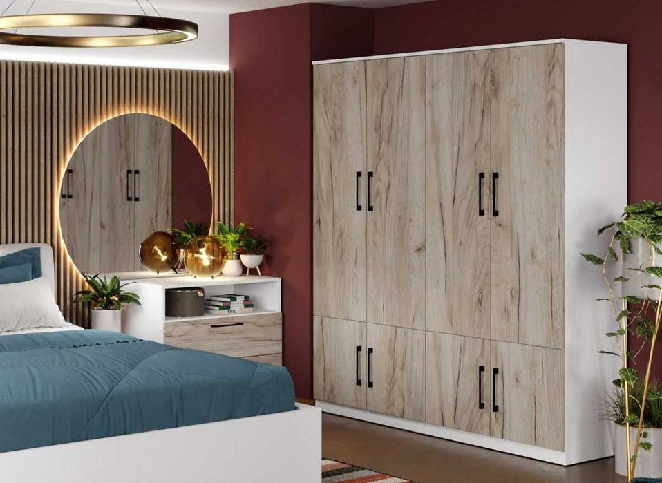 Dulap Relax Alb / Stejar k02 – C164/03