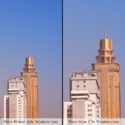 Телефото конвертор 2x Zoom за 49мм 52мм 55мм 58мм Telephoto converter