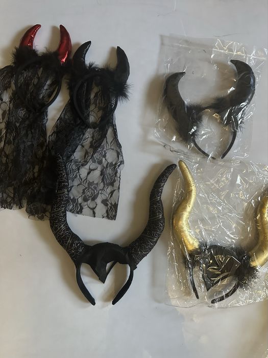 Рога Малифисенты. Ободки с рожками