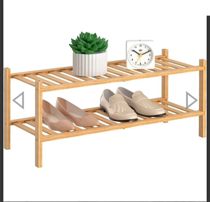 Дървен стелаж за обувки