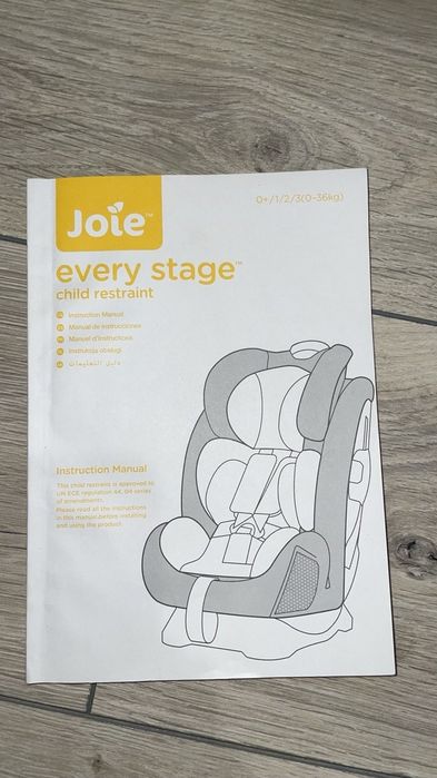 Автокресло joie 0-36 кг