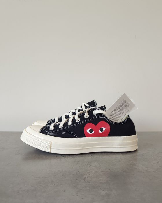 Comme des Garçons PLAY x Converse Chuck 70 Low - Black номер 41-41.5