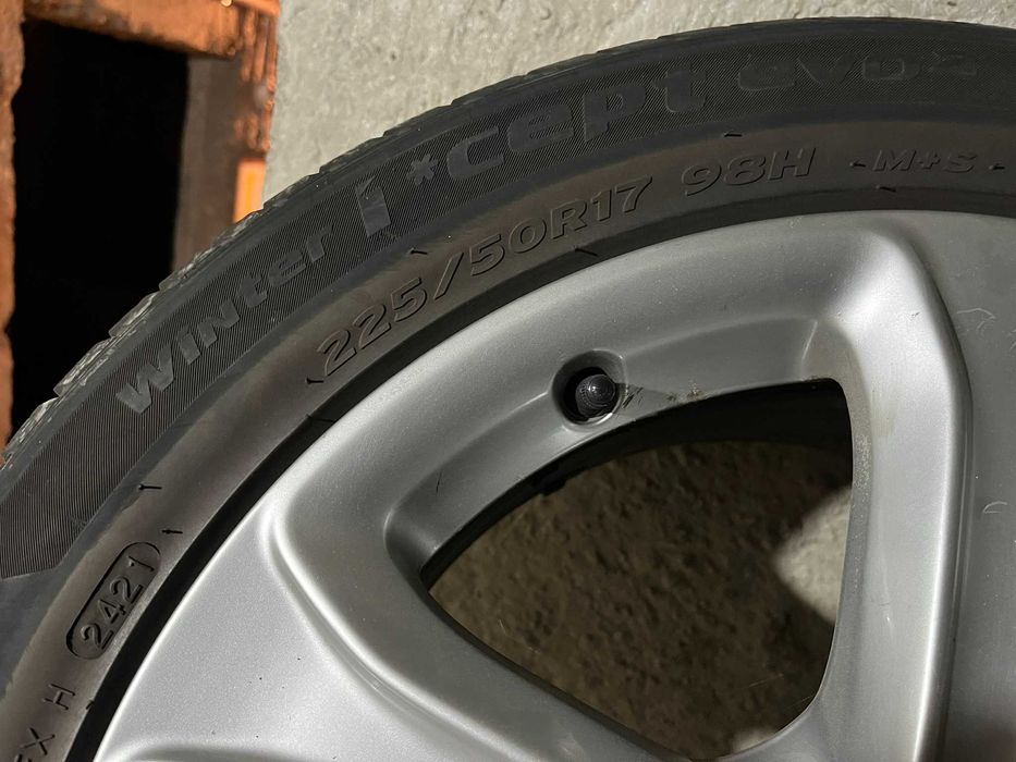 Jante 5x112 / 17 si anvelope iarna Hankook 225/50/17