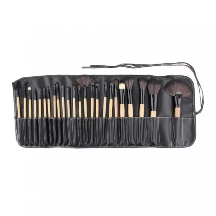 Set 24 pensule machiaj par natural Megaga - Make up profesional