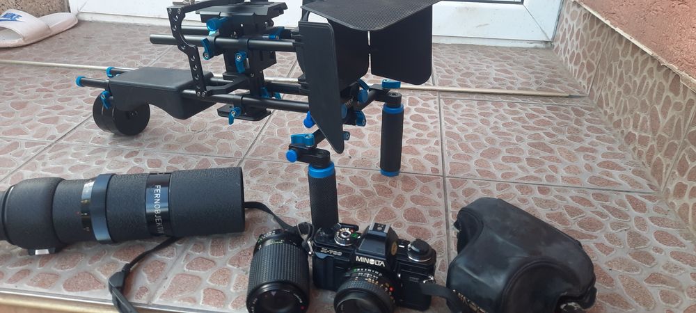 Фотоапарат Minolta x700 2 Обектива 50мм 35-135ммВидеоСтабилизатор Neweer