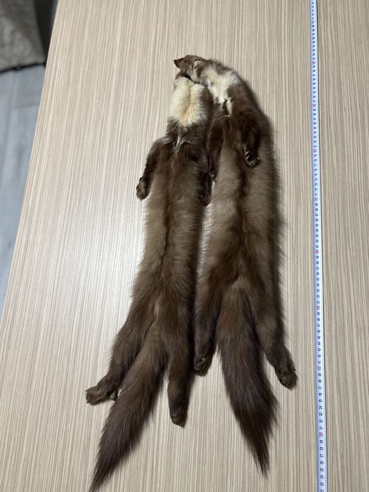 Stola/guler blana naturala de jder 2 piese