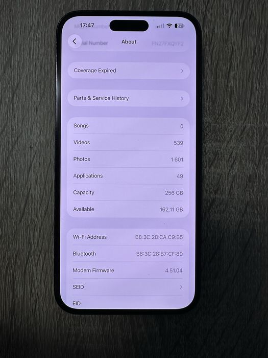 iPhone 14 Pro max 256 GB - eSIM