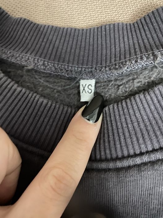 кофта теплая серая