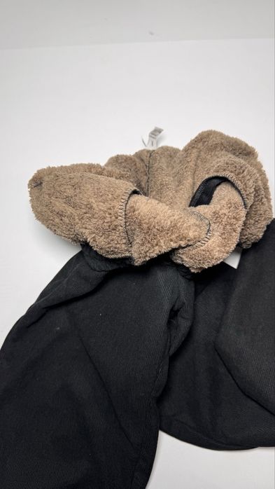 Pantaloni Vatuiti Negri de iarna