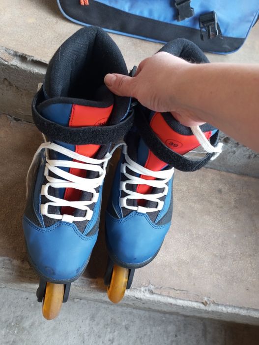 Ролери с чанта и предпазни аксесоари-39 номер