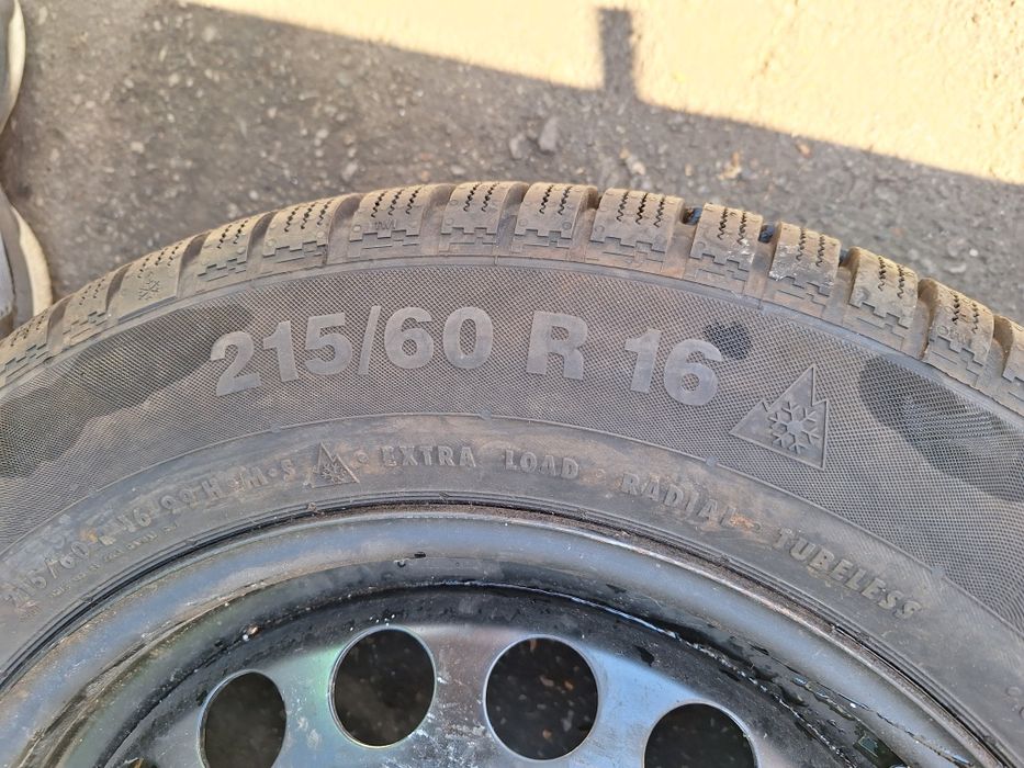 Джанта 16' 5х114.3 с нова гума Continental