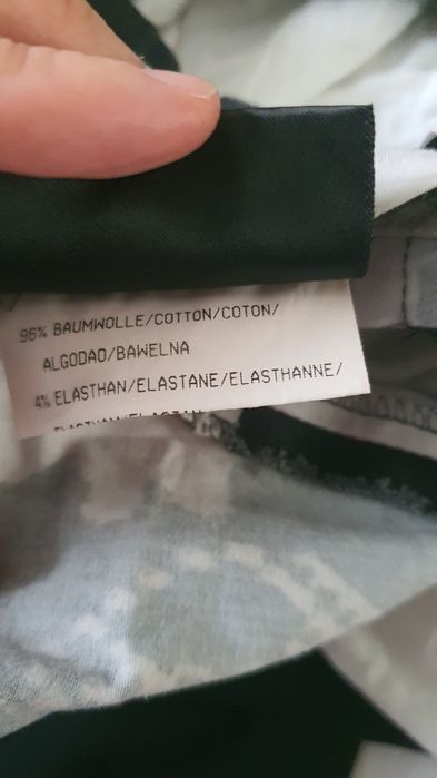 Pantaloni drepti cu model Tuzzi