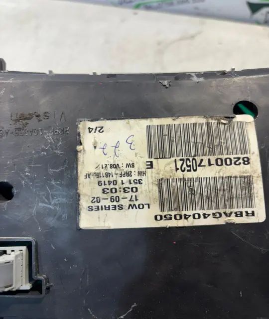 Ceasuri bord 8200170521 Renault Megane 2005 1.6 MT (113 hp)