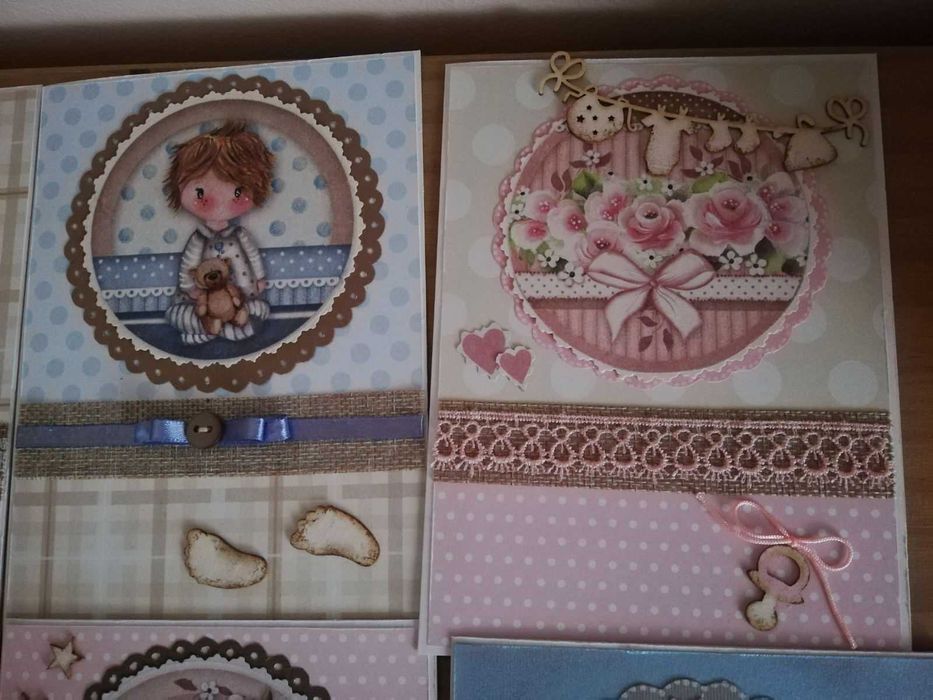 Картички за бебе и дете ГОЛЕМИ ръчна изработка