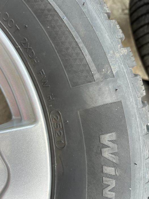Зимни гуми с джанти 15 цола 5x112 за VW Audi Skoda Seat