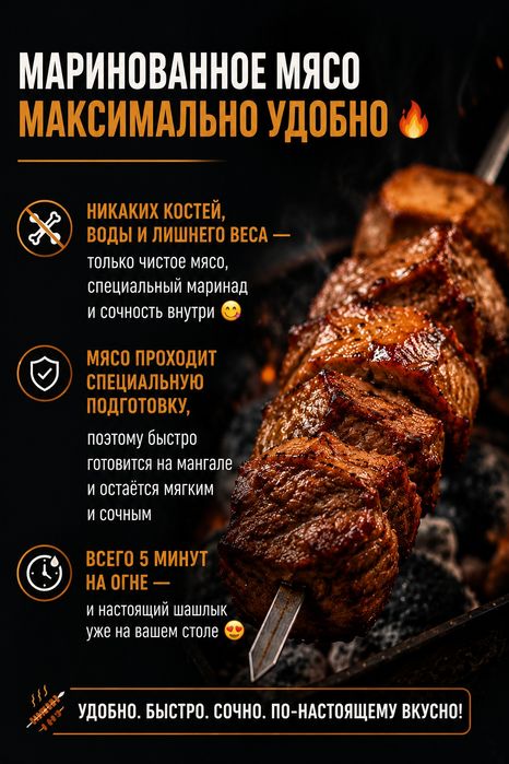 Шашлык за 5 минут