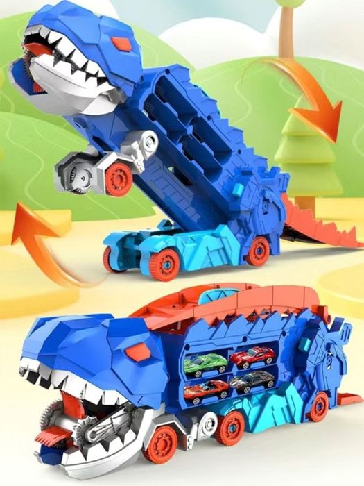 Автовоз динозавр 8 машин