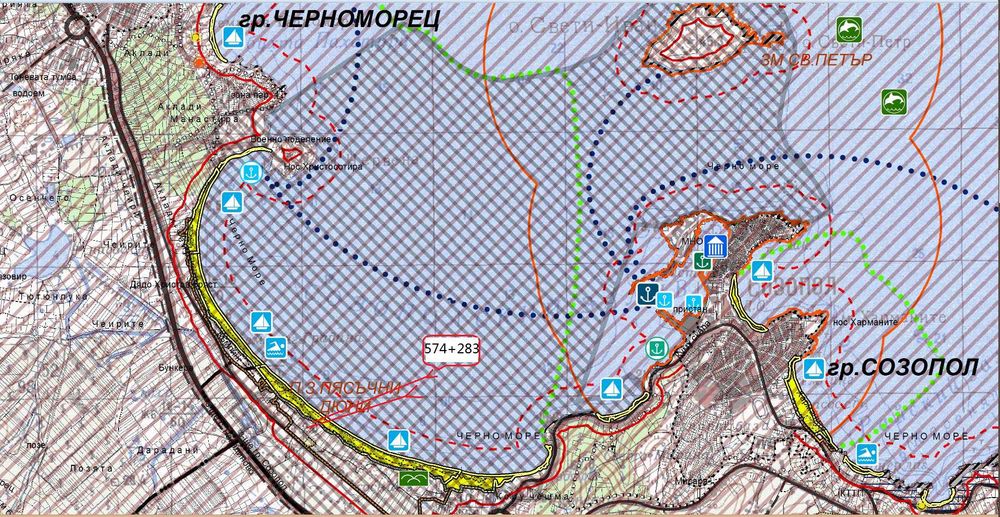 Продава се Парцел в Бургас, Меден рудник - зона Д - 857 кв.м за 180 €/кв.м - Снимка #1
