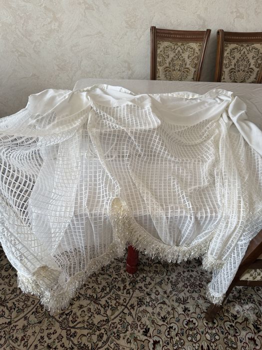 Короткая штора для кухни