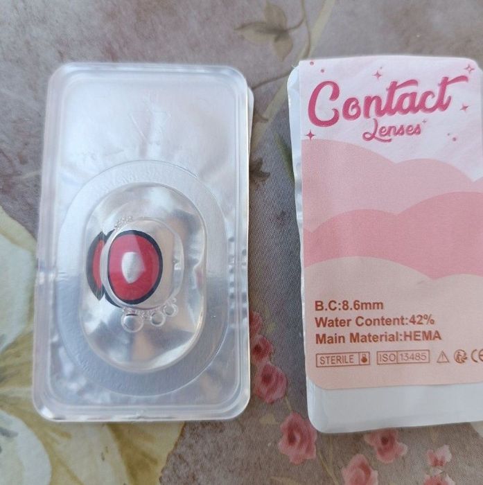 Lentile de contact anuale Red Vampire