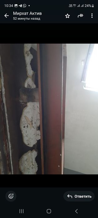 Дверь железный Б/У.