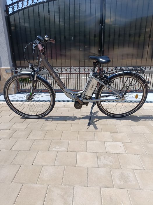 Bicicleta electrica aluminiu Saxonete shimano display led fata spate 1200km made in germany autonomie 140km schimano nexus kalkhoff,hansa enovation,