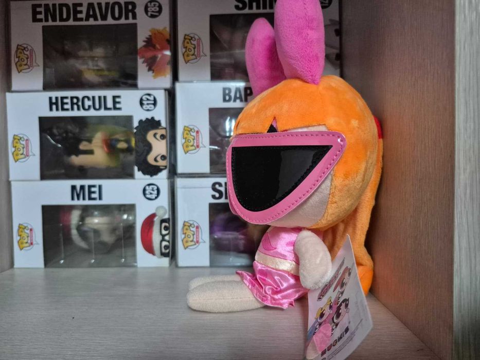 Jucarie Plus Animatie, Fetitele Powerpuff - Costum de baie Blossom