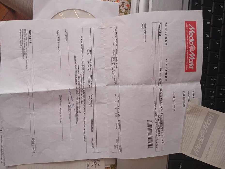 Лаптоп TOSHIBA запазен
