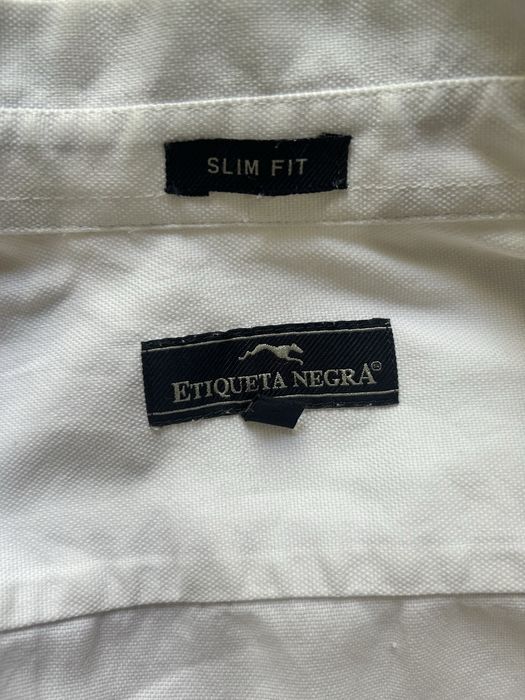 Белая рубашка Slim Fit