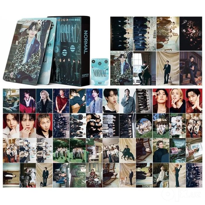 BTS guruhi Lomo cards