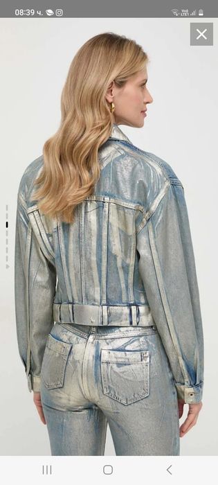 Оригинално дамско дънково яке на Patriza pepe