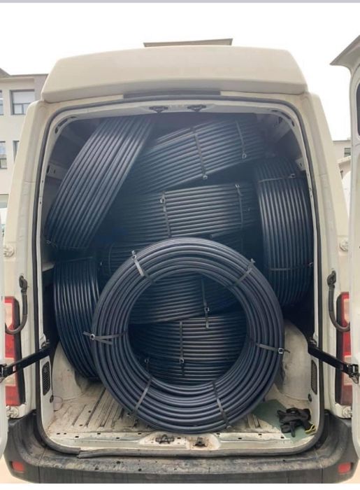 TEAVA HDPE-COLOANA PRINCIPALA in sistemul de irigatii PN6 si PN10