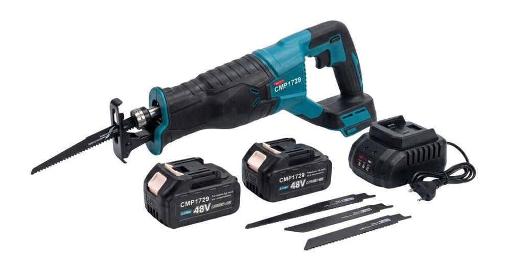 Fierastrau sabie pe acumulator 48V, 2 acumulatori Li-Ion,Campion