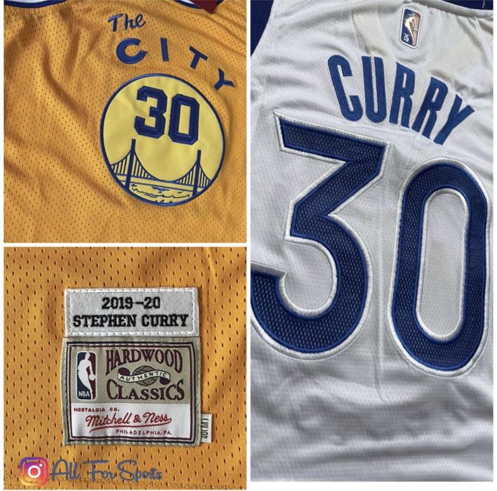 NBA jersey Mitchell & Ness / Warriors / Curry