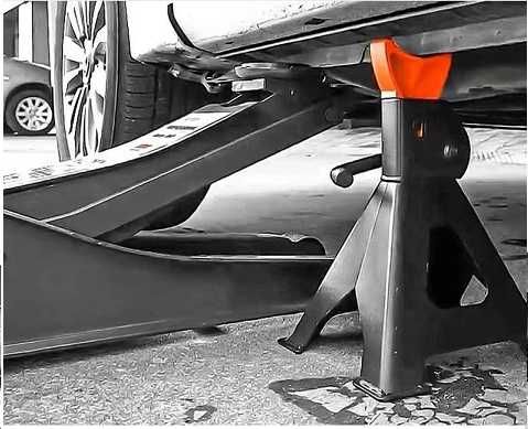 Комплект от 2 опорни крика за автомобилен крик с предпазител 2T/3T