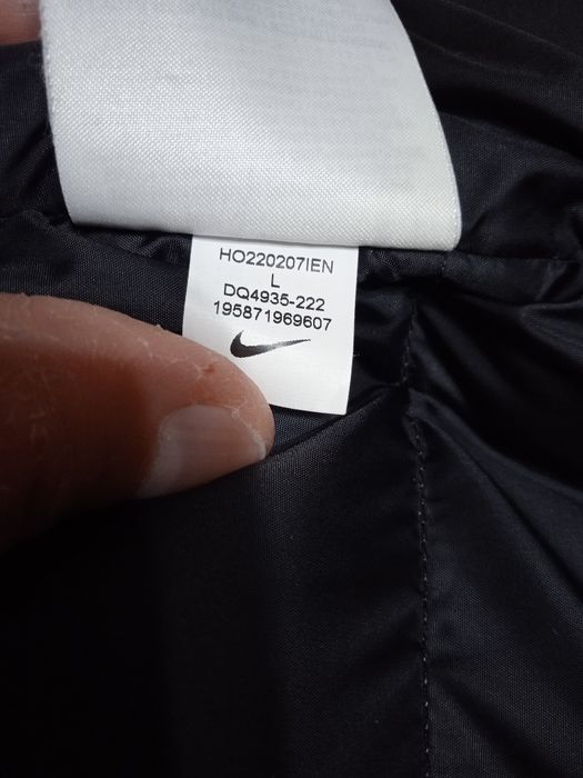 Nike пуховик мужской