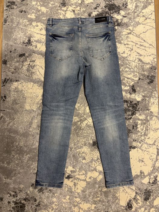 blugi rupti albastri skinny slim supply&demand