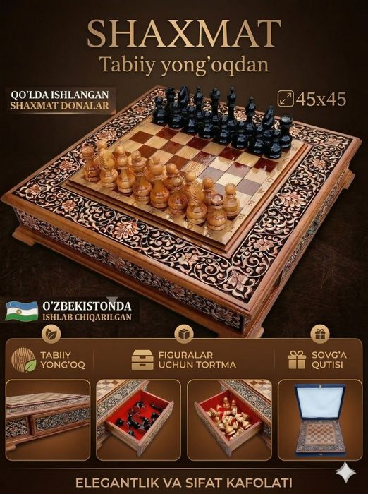 Shaxmat 45×45 sm