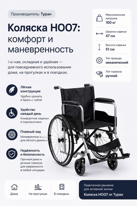КОЛЯСКА НОВАЯ инвалидное